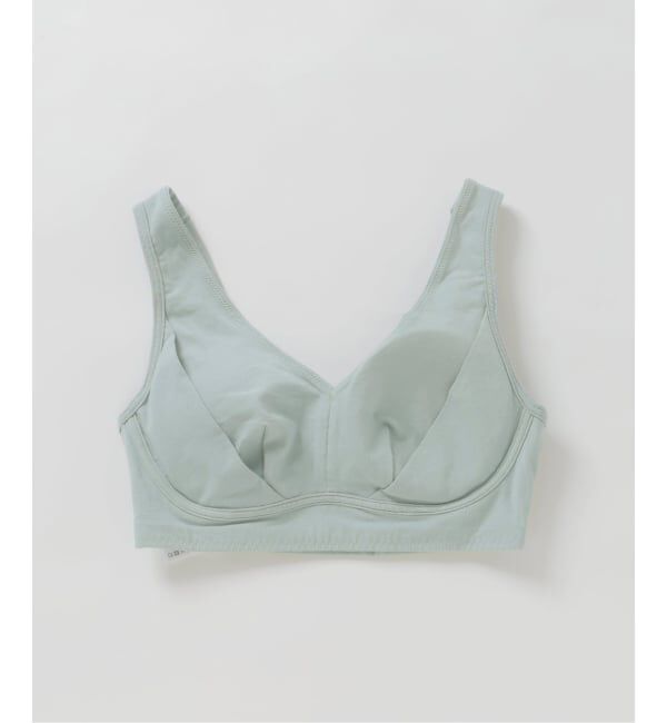 EMILYWEEK「【NEUTRAL】オーガニックコットン混カバレッジブラ（サックス）」|インナー|
