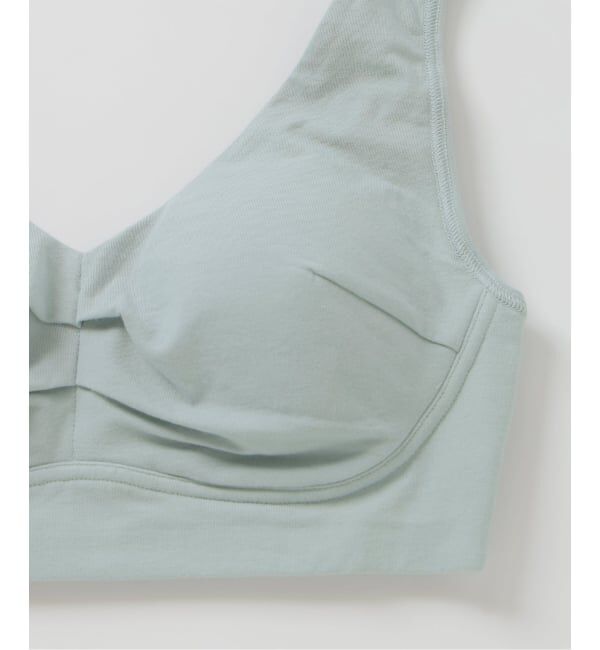 EMILYWEEK「【NEUTRAL】オーガニックコットン混カバレッジブラ（サックス）」|インナー|