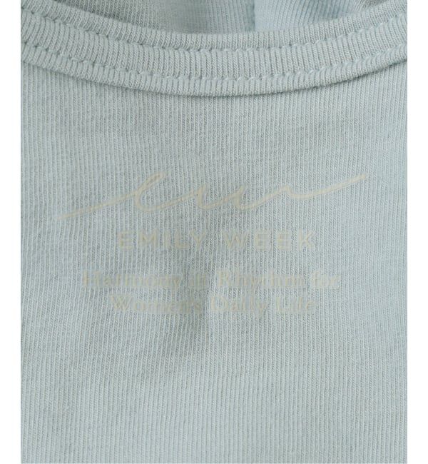 EMILYWEEK「【NEUTRAL】オーガニックコットン混カバレッジブラ（サックス）」|インナー|