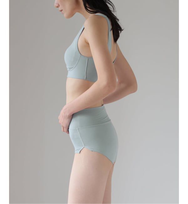 EMILYWEEK「【NEUTRAL】オーガニックコットン混カバレッジブラ（サックス）」|インナー|