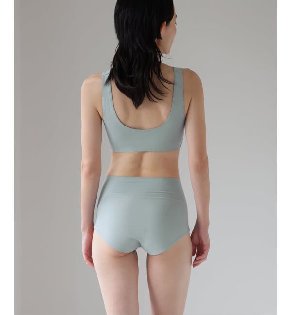 EMILYWEEK「【NEUTRAL】オーガニックコットン混カバレッジブラ（サックス）」|インナー|