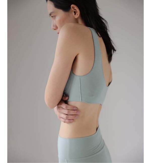 EMILYWEEK「【NEUTRAL】オーガニックコットン混カバレッジブラ（サックス）」|インナー|