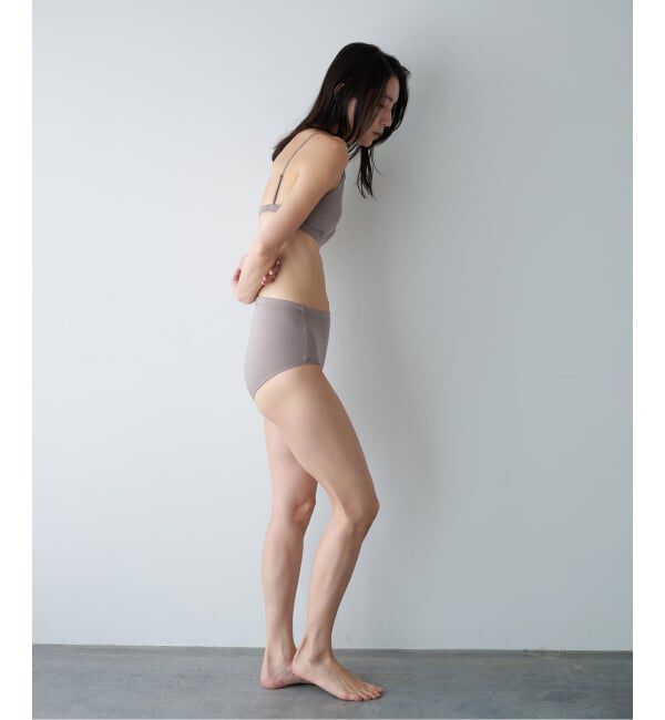 EMILYWEEK「【RESET】オーガニックコットン混 ブラ（グレージュ、パープル）」|インナー|