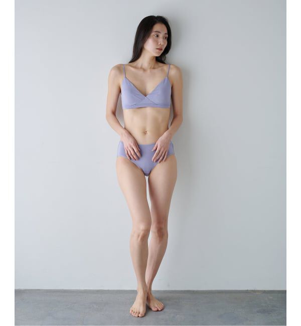 EMILYWEEK「【RESET】オーガニックコットン混 ブラ（グレージュ、パープル）」|インナー|