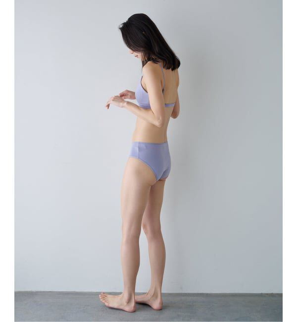 EMILYWEEK「【RESET】オーガニックコットン混 ブラ（グレージュ、パープル）」|インナー|