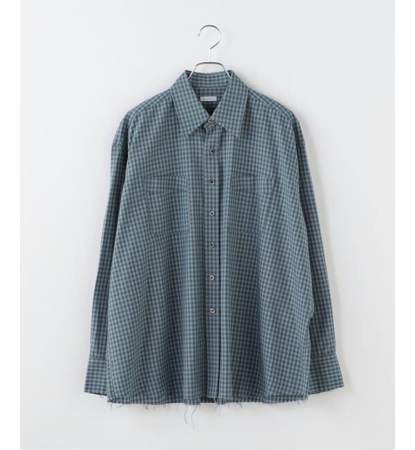 JOINT WORKS「Name./ネーム T/R CHECK REGULAR SHIRT」|シャツ・ブラウス|ネイビー