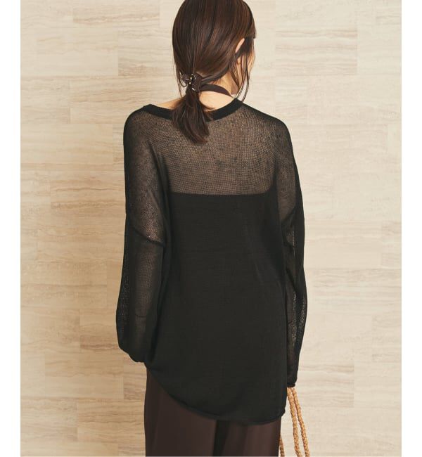 Plage「Linen/ny long プルオーバー」|ニット・セーター|