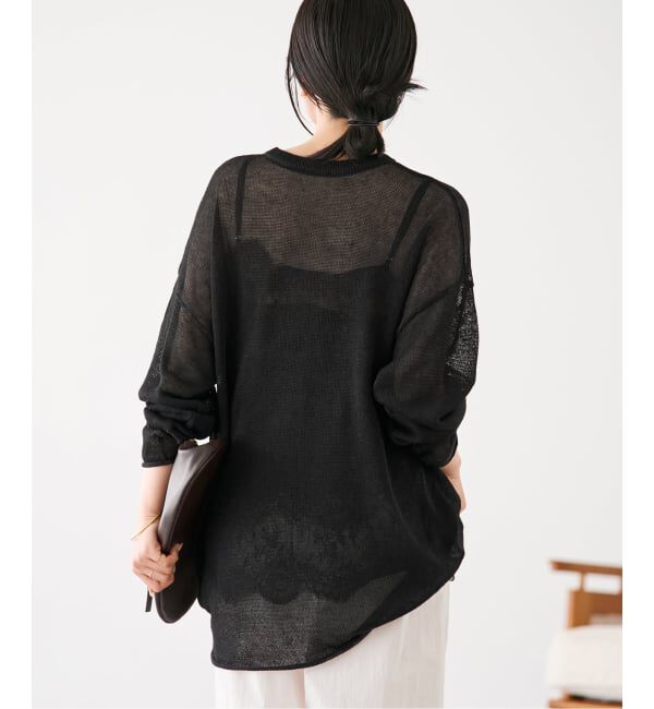 Plage「Linen/ny long プルオーバー」|ニット・セーター|