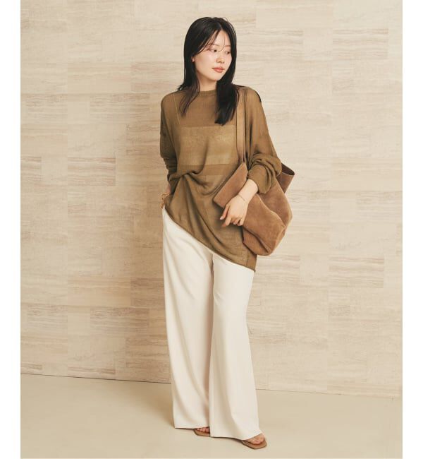 Plage「Linen/ny long プルオーバー」|ニット・セーター|