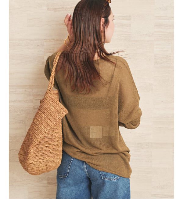Plage「Linen/ny long プルオーバー」|ニット・セーター|