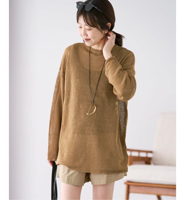 Plage「Linen/ny long プルオーバー」|ニット・セーター|