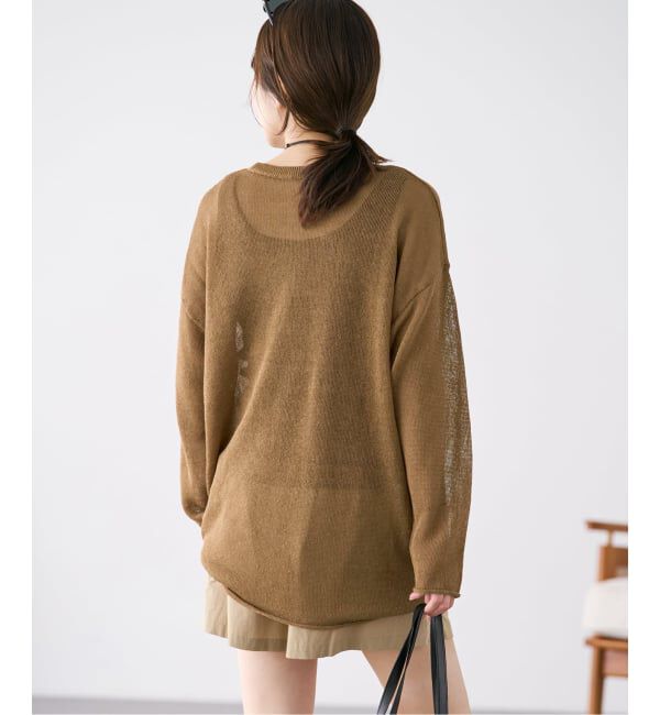 Plage「Linen/ny long プルオーバー」|ニット・セーター|