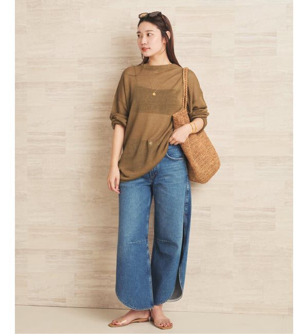 Plage「Linen/ny long プルオーバー」|ニット・セーター|