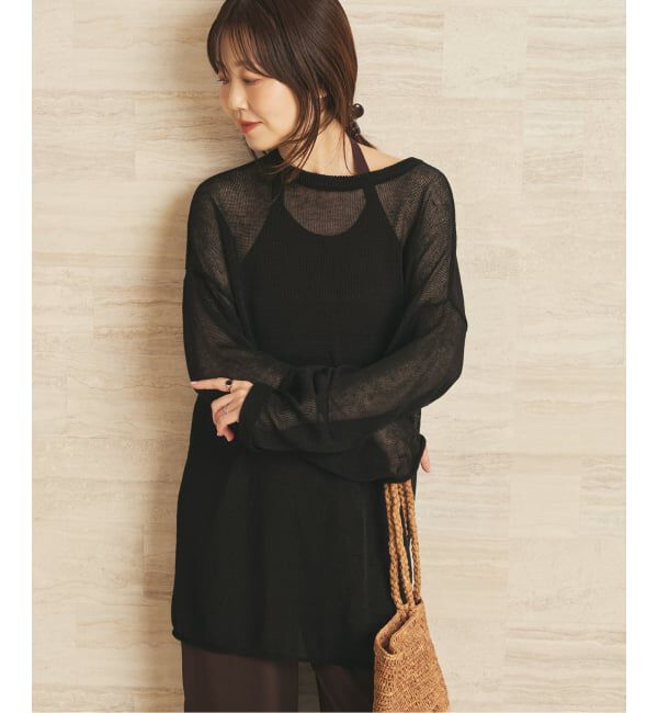 Plage「Linen/ny long プルオーバー」|ニット・セーター|