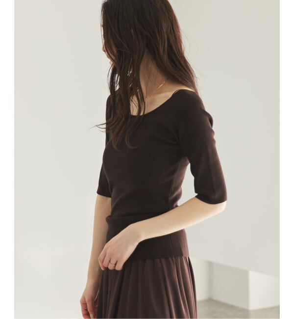 Plage「layered rib ニットT」|ニット・セーター|