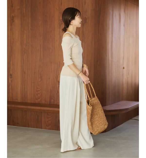 Plage「layered rib ニットT」|ニット・セーター|