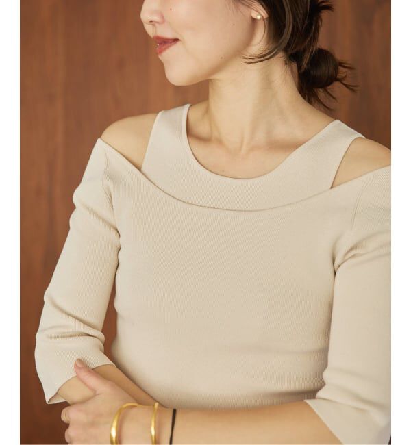 Plage「layered rib ニットT」|ニット・セーター|