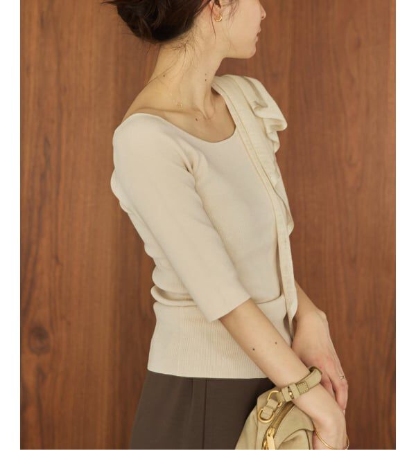 Plage「layered rib ニットT」|ニット・セーター|