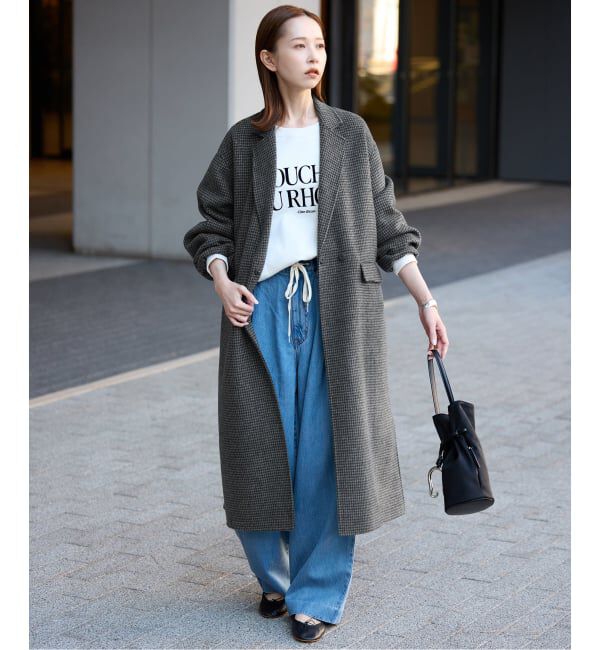 SLOBE IENA「《追加2》souple woolダブルフェイスチェスターコート」|チェスターコート|