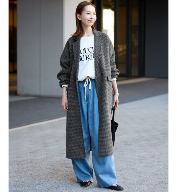 SLOBE IENA「《追加2》souple woolダブルフェイスチェスターコート」|チェスターコート|