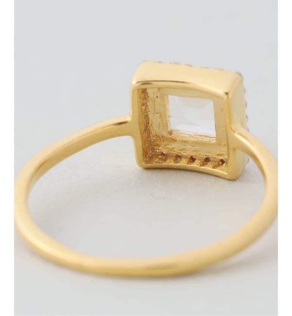 SLOBE IENA「《WEB限定/追加》ODUL SLOBE別注 スクエアカットリング」|リング|