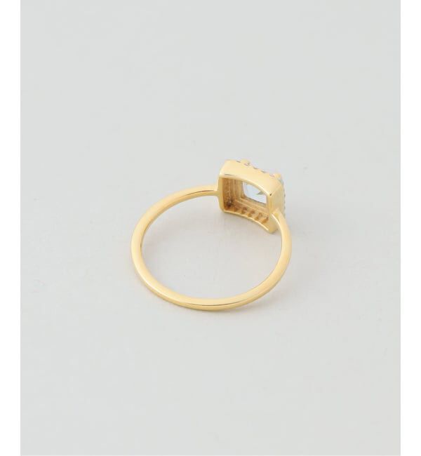 SLOBE IENA「《WEB限定/追加》ODUL SLOBE別注 スクエアカットリング」|リング|