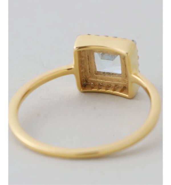 SLOBE IENA「《WEB限定/追加》ODUL SLOBE別注 スクエアカットリング」|リング|