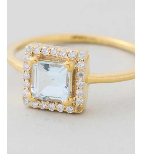 SLOBE IENA「《WEB限定/追加》ODUL SLOBE別注 スクエアカットリング」|リング|