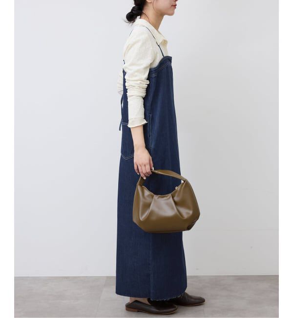 SLOBE IENA「LEDENIM ナローフレアデニムジャンパースカート」|ワンピース|