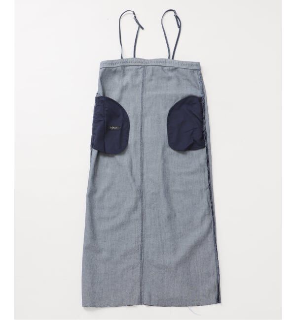 SLOBE IENA「LEDENIM ナローフレアデニムジャンパースカート」|ワンピース|