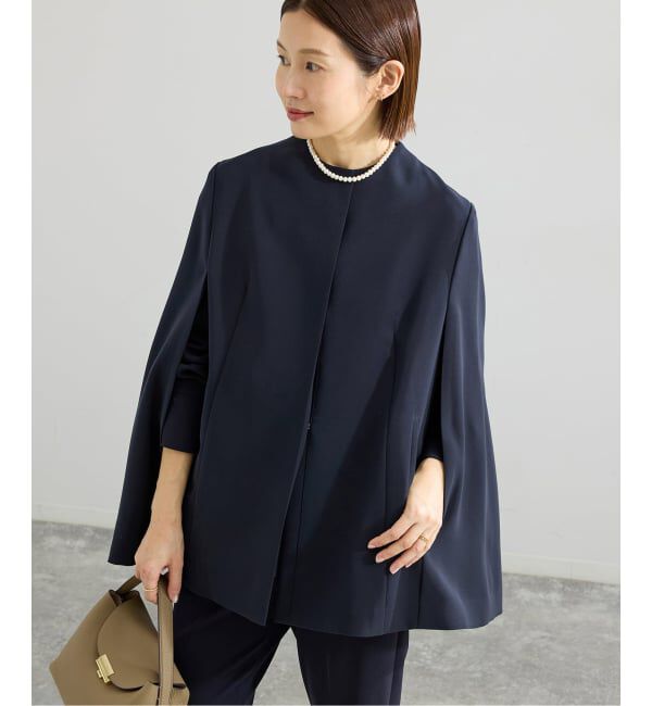 IENA「《セットアップ対応/追加》ケープジャケット」|その他|