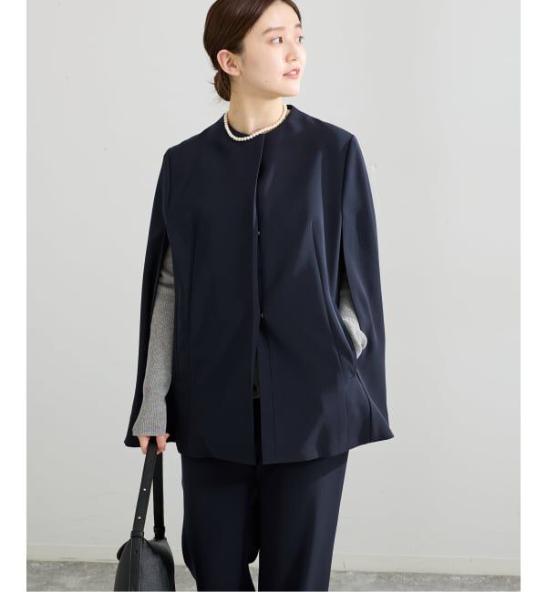 IENA「《セットアップ対応/追加》ケープジャケット」|その他|