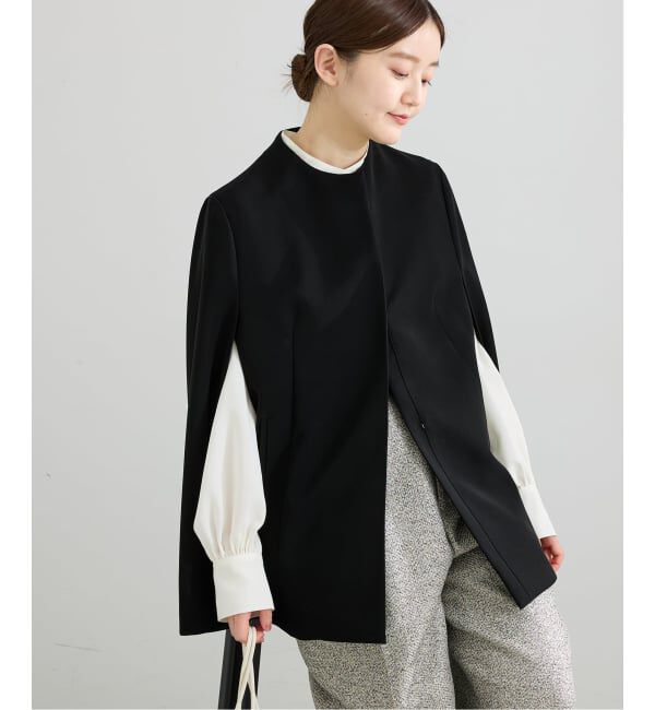 IENA「《セットアップ対応/追加》ケープジャケット」|その他|