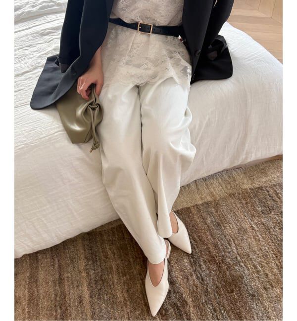 SLOBE IENA「《追加》SLOBE レザーフラットシューズ」|その他|