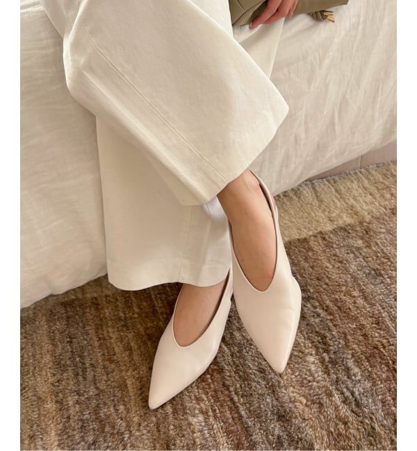 SLOBE IENA「《追加》SLOBE レザーフラットシューズ」|その他|