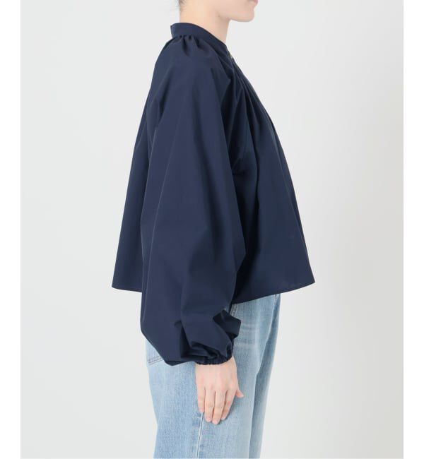 IENA「バンドカラーボリュームブラウス」|シャツ・ブラウス|