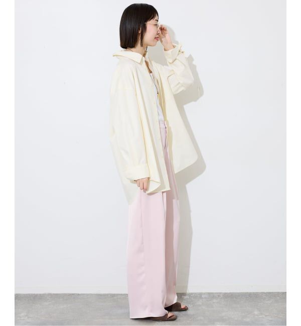 SLOBE IENA「《UVカット》ポプリン2WAYシャツ」|シャツ・ブラウス|