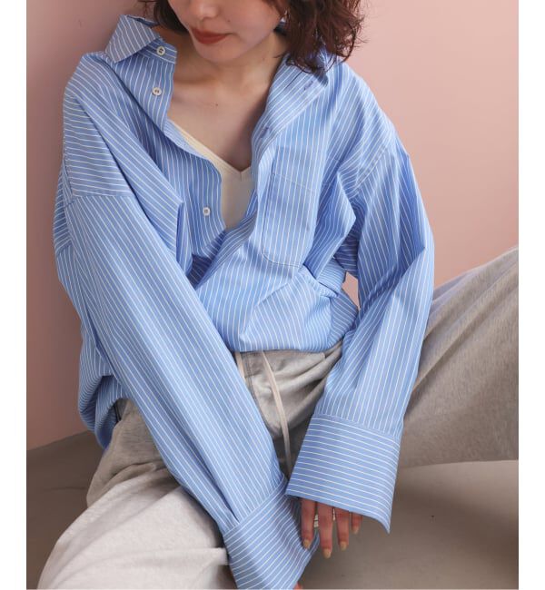 SLOBE IENA「《UVカット》ポプリン2WAYシャツ」|シャツ・ブラウス|