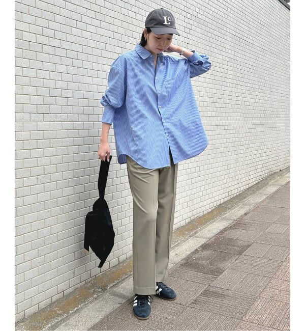 SLOBE IENA「《UVカット》ポプリン2WAYシャツ」|シャツ・ブラウス|