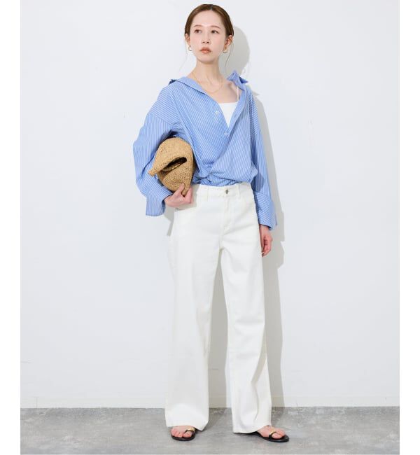 SLOBE IENA「《UVカット》ポプリン2WAYシャツ」|シャツ・ブラウス|