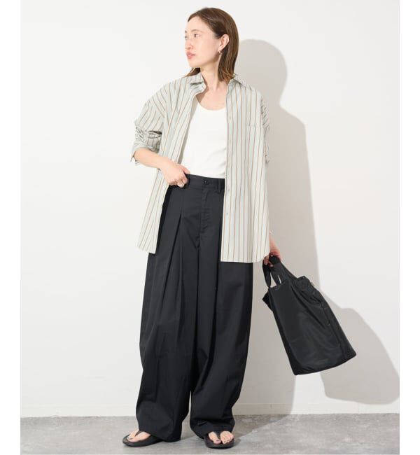 SLOBE IENA「《UVカット》ポプリン2WAYシャツ」|シャツ・ブラウス|