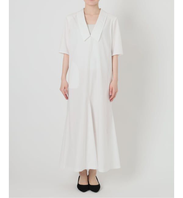 VERMEIL par iena「Cotton Linen Flare Dress」|ワンピース|