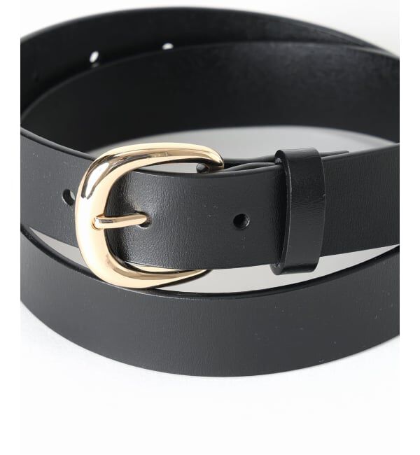 SLOBE IENA「SLOBE ラウンドバックル太ベルト」|ベルト|