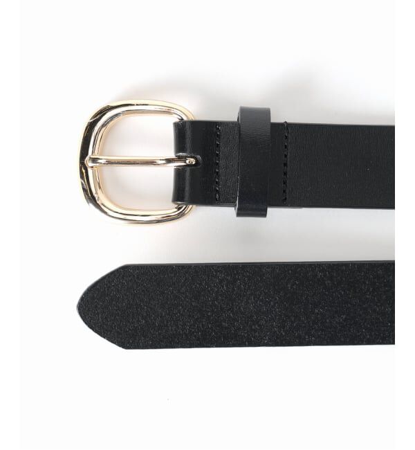 SLOBE IENA「SLOBE ラウンドバックル太ベルト」|ベルト|