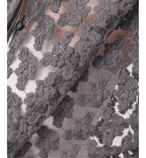 IENA「《追加》フラワー刺繍レース2WAYブラウス」|シャツ・ブラウス|