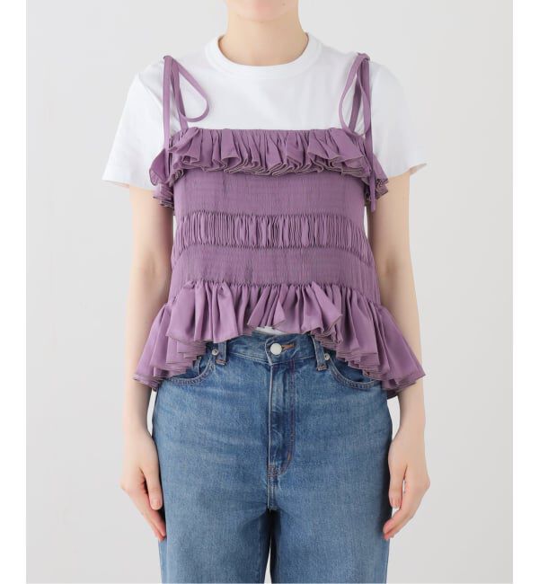 IENA LA BOUCLE「RENATA BRENHA レナータ ブレナ FLOR TOP  TFL-26P」|シャツ・ブラウス|