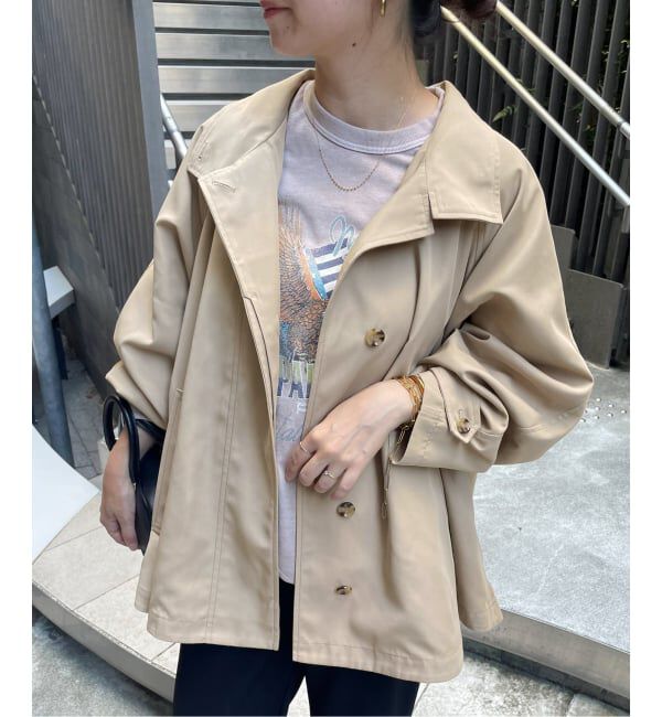 SLOBE IENA「《WEB限定/追加予約》撥水テントラインコート」|その他|