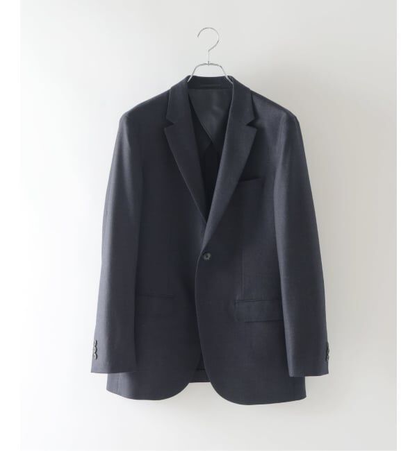 EDIFICE「SUPER 120&rsquo;s ウールサキソニー 2ボタン ジャケット【セットアップ着用可能】」|テーラードジャケット|