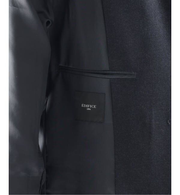 EDIFICE「SUPER 120&rsquo;s ウールサキソニー 2ボタン ジャケット【セットアップ着用可能】」|テーラードジャケット|
