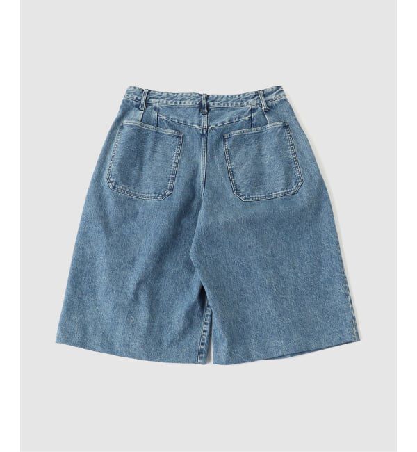 EDIFICE「TANAKA (タナカ) HAKAMA JEAN SHORTS」|デニム|